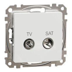 Schneider Sedna Design TV SAT πρίζα διέλευσης 7DB Λευκό – SDD111474S