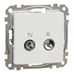 Schneider Sedna Design TV R πρίζα διέλευσης 10DB Λευκό – SDD111478R
