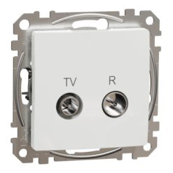 Schneider Sedna Design TV R πρίζα διέλευσης 10DB Λευκό – SDD111478R