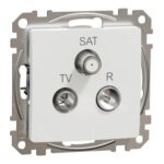 Schneider Sedna Design TV-R-SAT πρίζα τερματική 4DB Λευκό – SDD111481