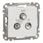 Schneider Sedna Design TV-R-SAT πρίζα διέλευσης 7DB Λευκό – SDD111484