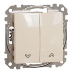 Schneider Sedna Design μπουτόν ρολών Μπεζ – SDD112114