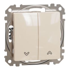 Schneider Sedna Design μπουτόν ρολών Μπεζ – SDD112114