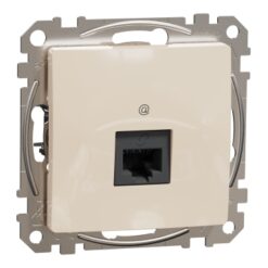 Schneider Sedna Design RJ45 πρίζα CAT6 UTP Μπεζ – SDD112461