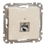 Schneider Sedna Design RJ45 πρίζα CAT6 STP Μπεζ – SDD112461S