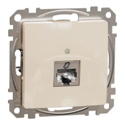 Schneider Sedna Design RJ45 πρίζα CAT6A STP Μπεζ – SDD112466S