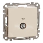 Schneider Sedna Design TV πρίζα τερματική 4DB Μπεζ – SDD112471