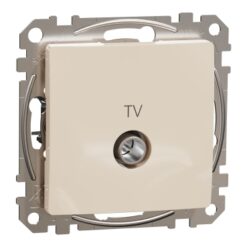 Schneider Sedna Design TV πρίζα τερματική 4DB Μπεζ – SDD112471