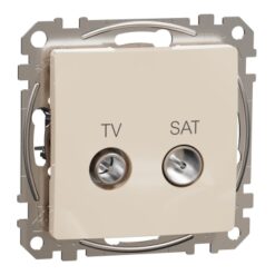 Schneider Sedna Design TV SAT πρίζα τερματική 4DB Μπεζ – SDD112471S