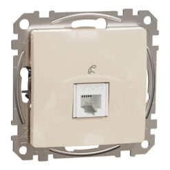 Schneider Sedna Design πρίζα τηλεφώνου πρίζα RJ11 Μπεζ – SDD112491