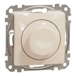 Schneider Sedna, περιστροφικό dimmer, RC/RL 5-200W, LED, μπεζ – SDD112502