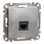 Schneider Sedna Design RJ45 πρίζα CAT6 UTP Αλουμίνιο – SDD113461