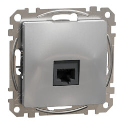 Schneider Sedna Design RJ45 πρίζα CAT6 UTP Αλουμίνιο – SDD113461