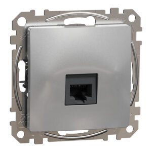 Schneider Sedna Design RJ45 πρίζα CAT6 UTP Αλουμίνιο – SDD113461