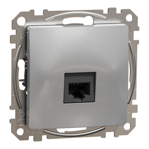 Schneider Sedna Design RJ45 πρίζα CAT6 UTP Αλουμίνιο – SDD113461