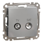 Schneider Sedna Design TV SAT πρίζα διέλευσης 7DB Αλουμίνιο – SDD113474S