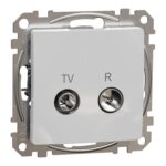 Schneider Sedna Design TV R πρίζα διέλευσης 10DB Αλουμίνιο – SDD113478R