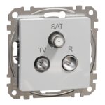 Schneider Sedna Design TV-R-SAT τερματική 4DB Αλουμίνιο – SDD113481