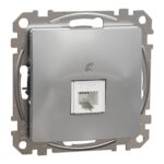 Schneider Sedna Design πρίζα τηλεφώνου πρίζα RJ11 Αλουμίνιο – SDD113491