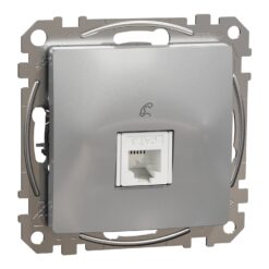 Schneider Sedna Design πρίζα τηλεφώνου πρίζα RJ11 Αλουμίνιο – SDD113491