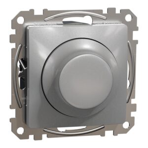 Schneider Sedna, περιστροφικό dimmer, 3-370W, LED, Αλουμίνιο – SDD113501