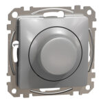 Schneider Sedna, περιστροφικό dimmer, RC/RL 5-200W, LED, Αλουμίνιο – SDD113502