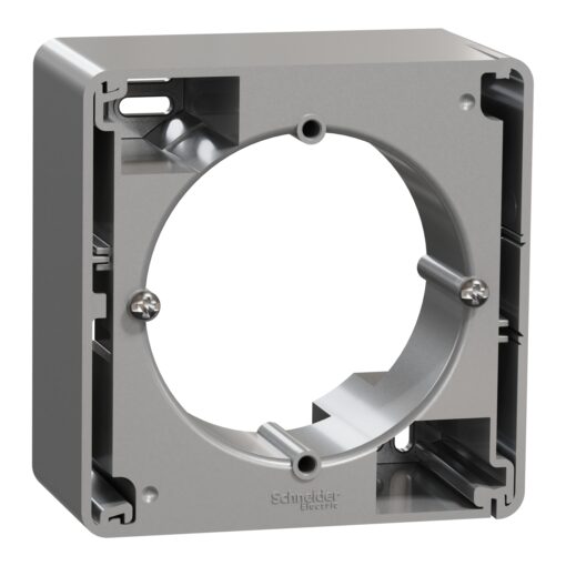 Schneider Sedna Design επίτοιχο κουτί 1 θέσης Αλουμίνιο – SDD113901