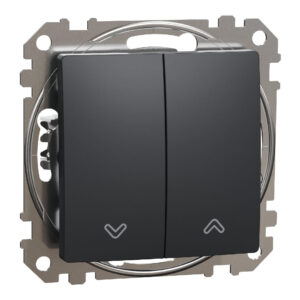 Schneider Sedna Design μπουτόν ρολών Ανθρακί – SDD114114