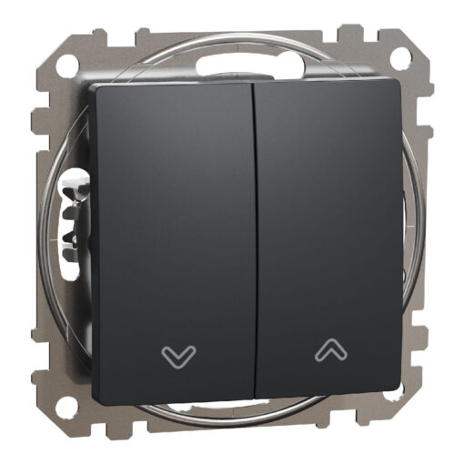 Schneider Sedna Design μπουτόν ρολών Ανθρακί – SDD114114