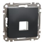 Schneider Sedna Design & Elements, αντάπτορας κεντρικής πλάκας για  (RJ45, HDMI, VGA ), Ανθρακί – SDD114421