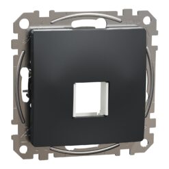 Schneider Sedna Design & Elements, αντάπτορας κεντρικής πλάκας για  (RJ45, HDMI, VGA ), Ανθρακί – SDD114421