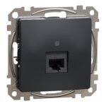 Schneider Sedna Design RJ45 πρίζα CAT6A UTP Ανθρακί – SDD114466