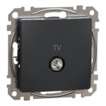 Schneider Sedna Design TV πρίζα διέλευσης 10DB Ανθρακί – SDD114478