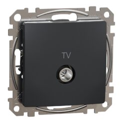 Schneider Sedna Design TV πρίζα διέλευσης 10DB Ανθρακί – SDD114478