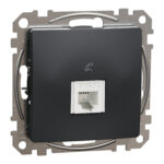 Schneider Sedna Design πρίζα τηλεφώνου πρίζα RJ11 Ανθρακί – SDD114491