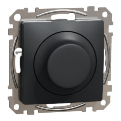 Schneider Sedna, περιστροφικό dimmer RC/RL 5-200W, LED, Ανθρακί – SDD114502