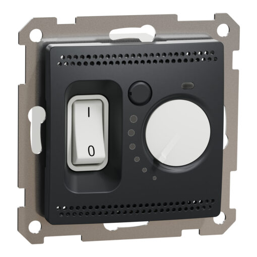 Schneider Sedna Design & Elements, θερμοστάτης 16A, Ανθρακί – SDD114506