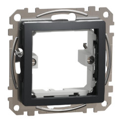 Schneider Sedna Design & Elements, 45×45 αντάπτορας για New Unica, ανθρακί – SDD114905
