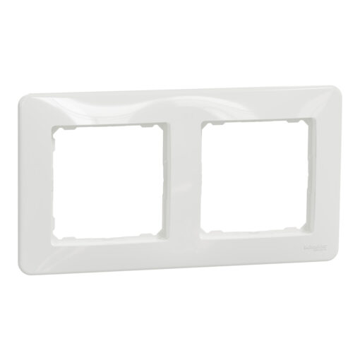 Schneider Sedna Design πλαίσιο 2 θέσεων Λευκό – SDD311802