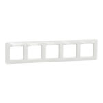 Schneider Sedna Design πλαίσιο 5 θέσεων Λευκό – SDD311805