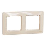 Schneider Sedna Design πλαίσιο 2 θέσεων Μπεζ – SDD312802