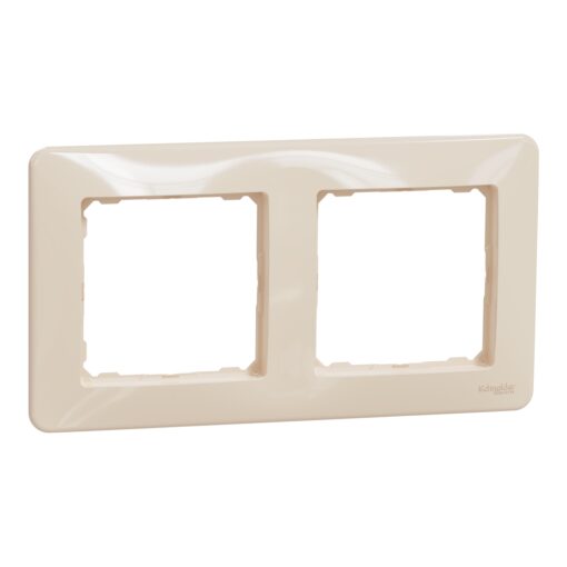 Schneider Sedna Design πλαίσιο 2 θέσεων Μπεζ – SDD312802
