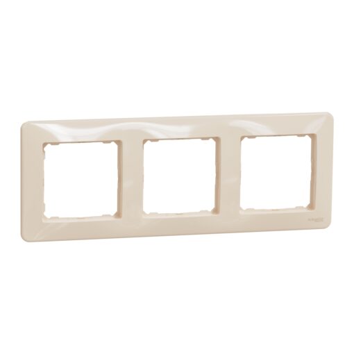 Schneider Sedna Design πλαίσιο 3 θέσεων Μπεζ – SDD312803
