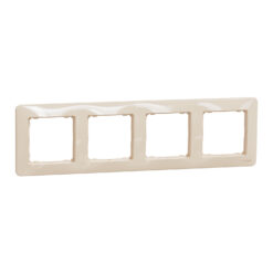 Schneider Sedna Design πλαίσιο 4 θέσεων Μπεζ – SDD312804
