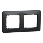 Schneider Sedna Design πλαίσιο 2 θέσεων Ανθρακί – SDD314802