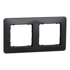 Schneider Sedna Design πλαίσιο 2 θέσεων Ανθρακί – SDD314802