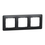 Schneider Sedna Design πλαίσιο 3 θέσεων Ανθρακί – SDD314803