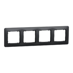Schneider Sedna Design πλαίσιο 4 θέσεων Ανθρακί – SDD314804