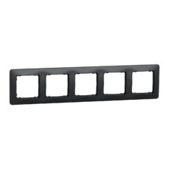 Schneider Sedna Design πλαίσιο 5 θέσεων Ανθρακί – SDD314805