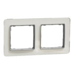 Schneider Sedna Design & Elements, πλαίσιο 2 θέσεων, glass clear – SDD360802